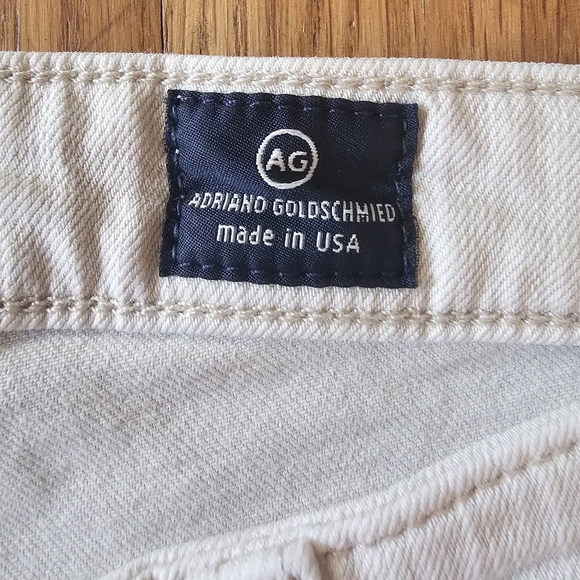 AG Adriano Goldschmied Cream Stilt Roll Up Jeans Women's 29" Waist X 26" Inseam - Picture 7 of 16